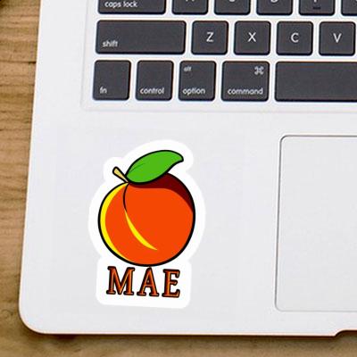 Apricot Sticker Mae Laptop Image