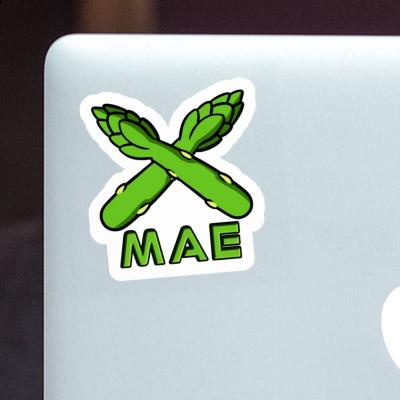 Sticker Mae Asparagus Notebook Image