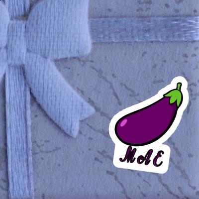 Mae Sticker Aubergine Gift package Image