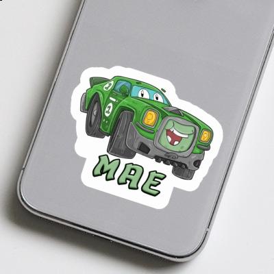 Mae Sticker Race car Notebook Image