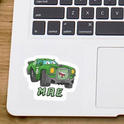 Mae Sticker Race car Image