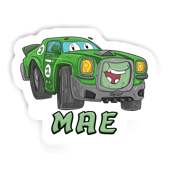 Mae Sticker Race car Notebook Image