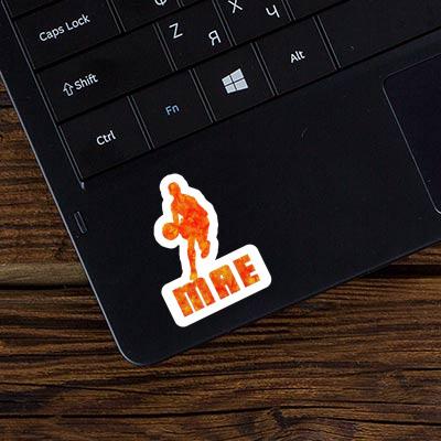 Sticker Mae Basketball Player Laptop Image