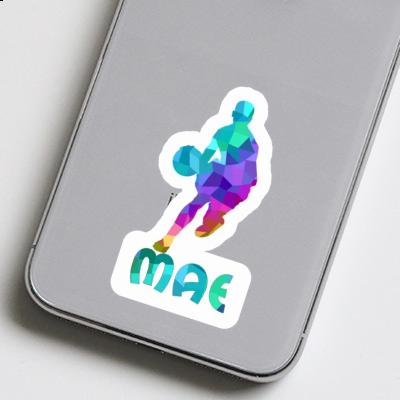 Sticker Basketball Player Mae Laptop Image