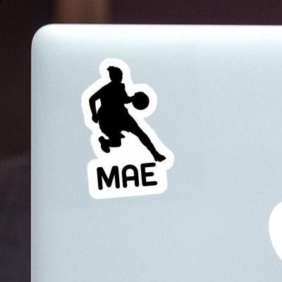 Sticker Mae Basketballspielerin Image