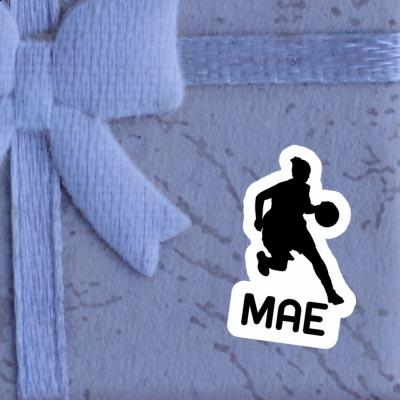 Sticker Mae Basketballspielerin Laptop Image