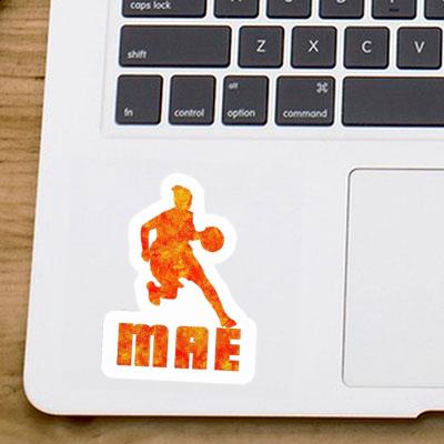 Mae Autocollant Joueuse de basket-ball Image