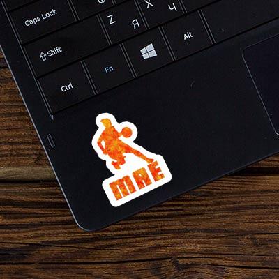 Sticker Mae Basketball Player Laptop Image