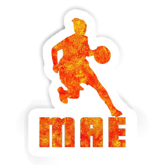 Mae Autocollant Joueuse de basket-ball Gift package Image