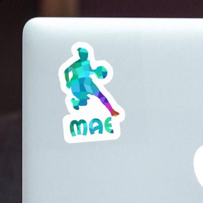 Sticker Basketball Player Mae Laptop Image