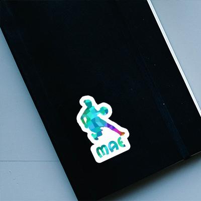 Sticker Basketballspielerin Mae Laptop Image