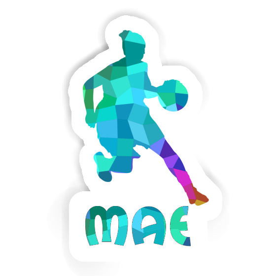 Sticker Basketball Player Mae Laptop Image