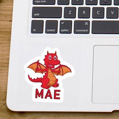 Sticker Mae Baby Dragon Notebook Image