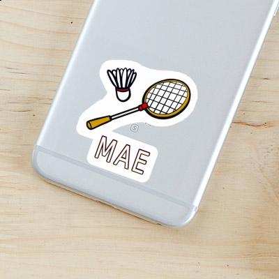 Mae Sticker Badminton Racket Notebook Image