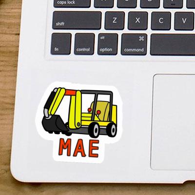 Sticker Mini-Excavator Mae Notebook Image