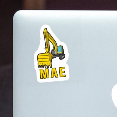 Excavator Sticker Mae Notebook Image