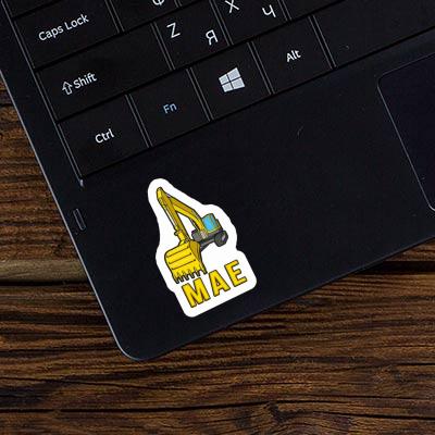 Excavator Sticker Mae Laptop Image