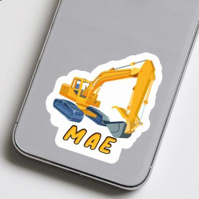 Mae Sticker Excavator Image