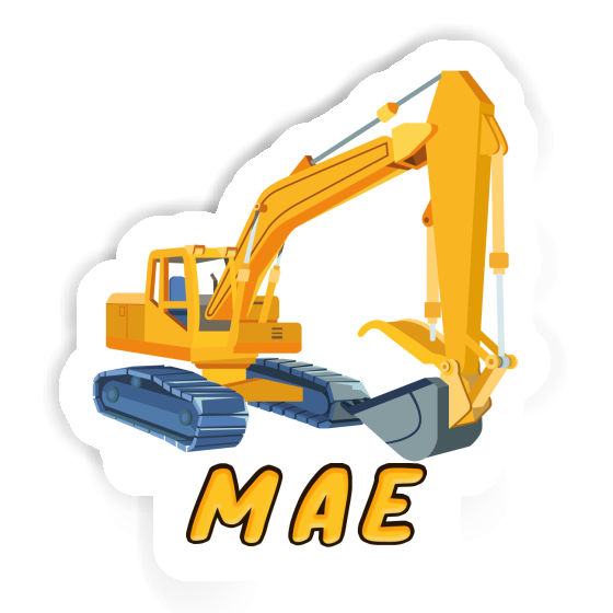 Mae Sticker Excavator Laptop Image