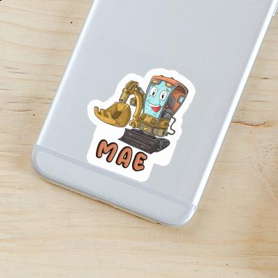 Sticker Mae Excavator Notebook Image