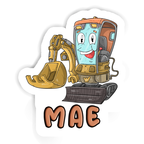 Sticker Mae Bagger Notebook Image