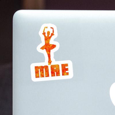 Sticker Mae Ballerina Laptop Image