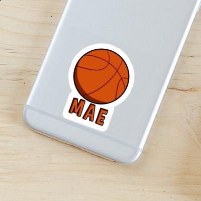 Mae Sticker Basketball Notebook Image