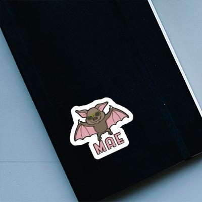 Mae Sticker Bat Notebook Image