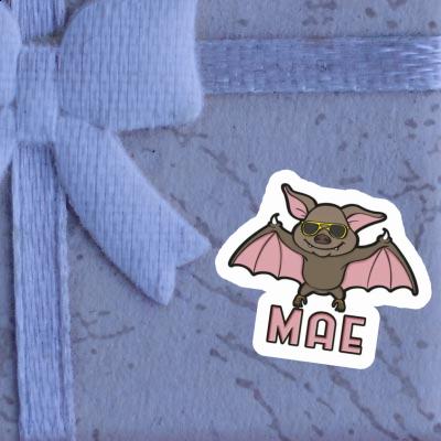 Mae Sticker Bat Notebook Image