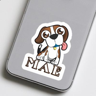 Beagle Autocollant Mae Laptop Image