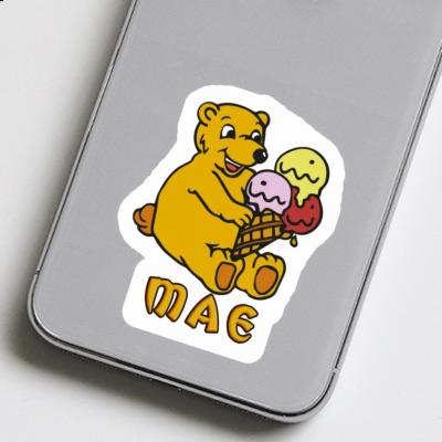 Mae Sticker Bear Laptop Image