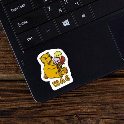 Mae Sticker Bear Laptop Image