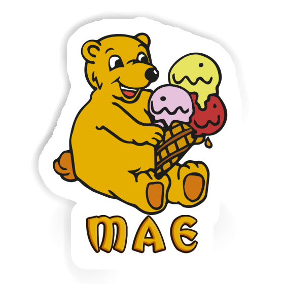 Mae Sticker Bear Laptop Image