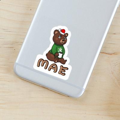 Sticker Christmas Bear Mae Notebook Image