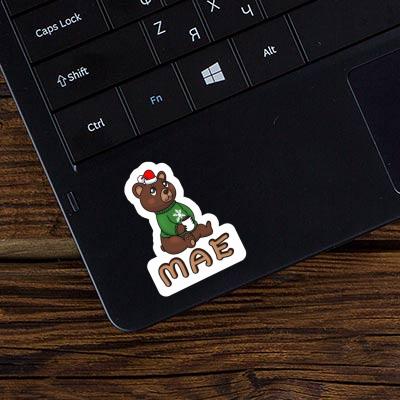 Sticker Christmas Bear Mae Notebook Image