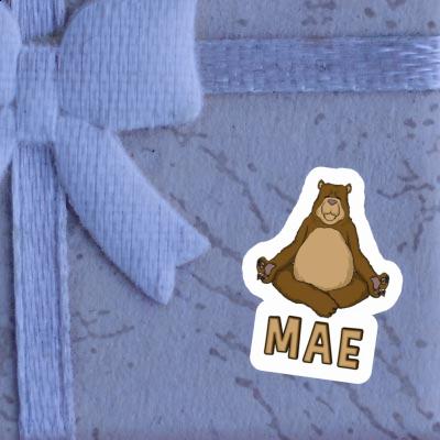 Sticker Mae Yoga Bear Gift package Image