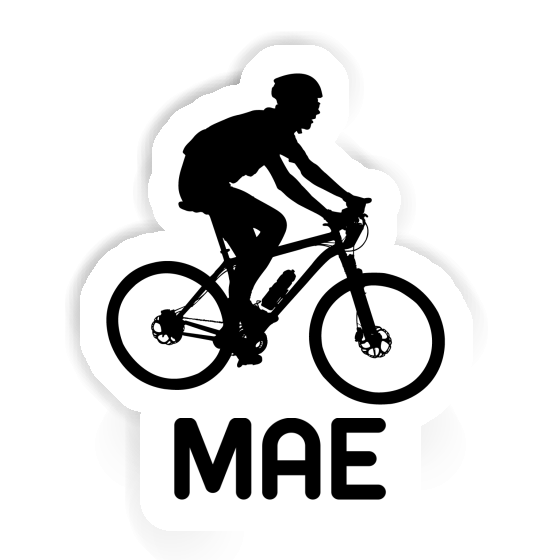 Biker Sticker Mae Notebook Image