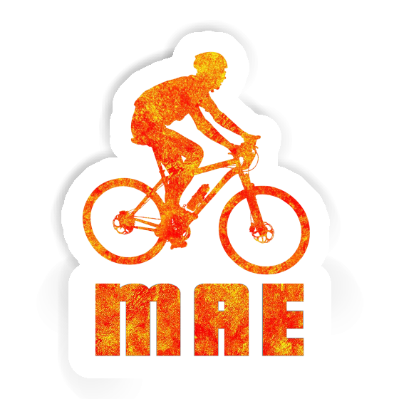 Biker Sticker Mae Notebook Image