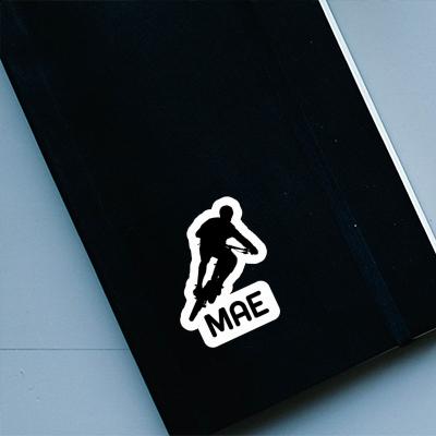 Sticker Mae Biker Notebook Image