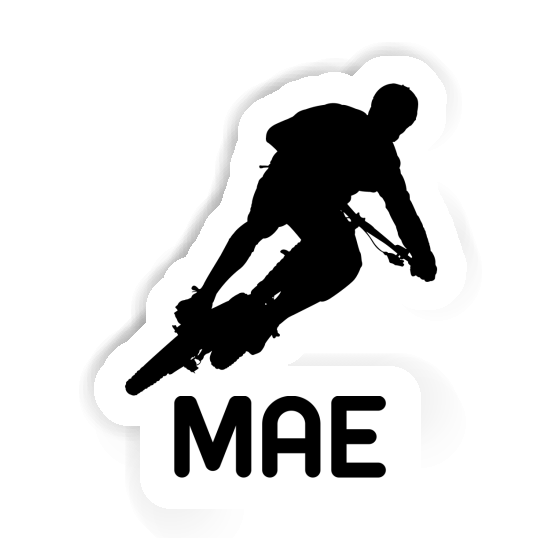 Sticker Mae Biker Notebook Image