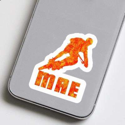 Sticker Mae Biker Notebook Image