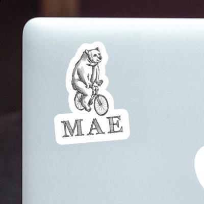 Autocollant Cycliste Mae Notebook Image