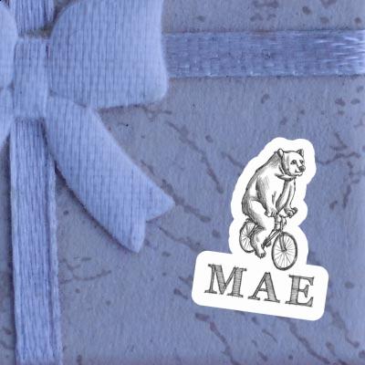 Autocollant Cycliste Mae Image