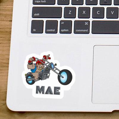 Mae Sticker Biker Notebook Image