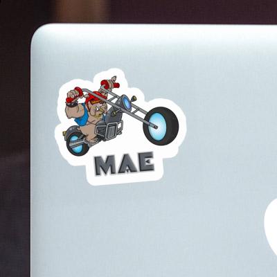 Mae Sticker Biker Laptop Image