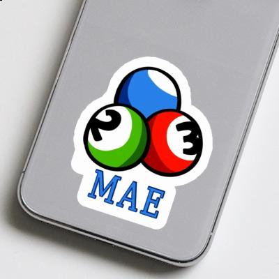 Sticker Billardkugel Mae Image