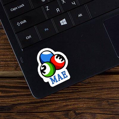 Sticker Mae Billiard Ball Image