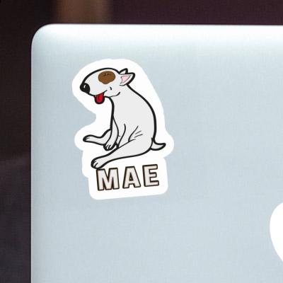 Dog Sticker Mae Laptop Image