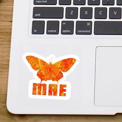 Mae Autocollant Papillon Laptop Image