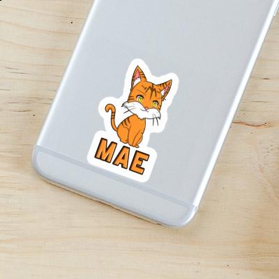 Sticker Cat Mae Notebook Image